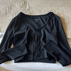Black Women’s Crop Cardigan Top - WILDBERRIES?